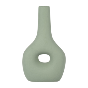 Vaso in ceramica moderno con design a intaglio aperto per l'arredamento del soggiorno, vaso decorativo per fiori, per decorazioni domestiche, camera da letto o ufficio - Product Image 1