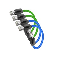 Lan Patch RJ45 Cable de red Ethernet personalizado STP/UTP Cat5e Cat6 Cat7 0,2 M 0,3 M 0,5 M Conexión a Internet CE RHOS medidor corto