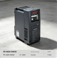 Variador de Frecuencia Mitsubishi Serie FR-A820 de 11kW-18.5kW, 200-240V, Trifásico, Control Vectorial sin Sensor para Velocidad de Motor Industrial