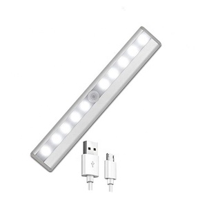 Đèn An Ninh Có Thể Sạc Lại USB 10 Đèn Led Cảm Biến Chuyển Động - Product Image 1