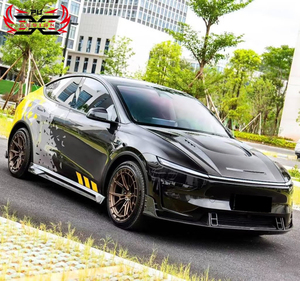 Kit Carrozzeria in Fibra di Carbonio PU per <span class=keywords><strong>Tesla</strong></span> <span class=keywords><strong>Model</strong></span> <span class=keywords><strong>Y</strong></span> Juniper, Stile CMS, Include Paraurti Anteriore, Minigonne Laterali, Diffusore Posteriore e Cofano - Product Image 2