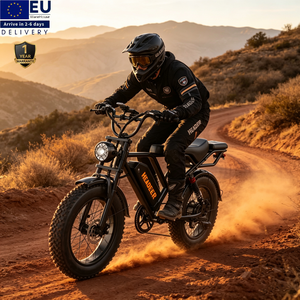 Bicicleta Eléctrica con Llantas Gruesas de 20 Pulgadas, Modelo HEADEER BK20, Motor de 250W/750W, Batería de 20ah, con Asiento Trasero, Disponible en Almacén Europeo - Product Image 1