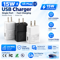 Fabrik-Großhandel 15W Schnell-Ladeadapter US-Stecker USB-Anschluss Umweltfreundliche Trendprodukte Neuerscheinung Laptop Handy