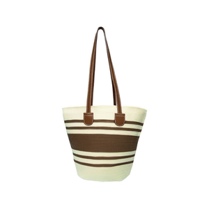 Borsa a Tracolla a Righe Larghe 42x28x12cm BOLSO Borsa da Spiaggia - Product Image 2