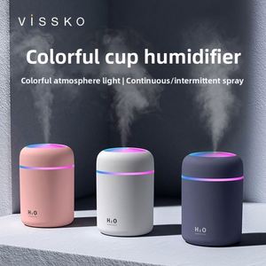 Colorful Cup Air <b>Humidifier</b> Desktop Home Car <b>Humidifier</b> Usb Printed Logo Ready Stock - Product Image 2