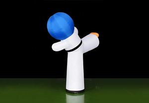 厂家价格发光二极管照明充气跆拳道男孩卡通人物广告充气有效促销 - Product Image 4