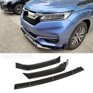 <b>Car</b> Front Bumper Lip <b>Diffuser</b> Spoiler Glossy Black Body Kit for Honda Avancier 2017-2021 Bumper Protector <b>Car</b> Accessories - Product Image 2