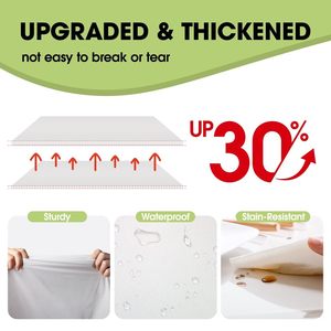 Premium Einweg weiße Tischdecke Modern Style Square Dekorative Abdeckungen für Heim-und Party tische - Product Image 3