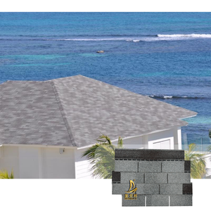 <span class=keywords><strong>Bardeaux</strong></span> bitumineux auto-adhésifs en fibre de verre <span class=keywords><strong>Bardeaux</strong></span> de toit en asphalte de forme hexagonale thermofusible Paquet de 3 ㎡ - Product Image 5