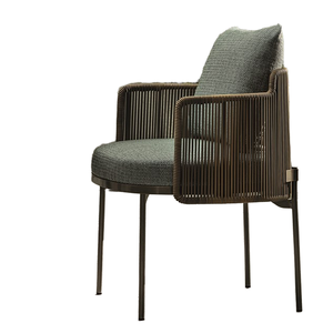 Sillas de Comedor de Hierro con Ratán para Hotel y Restaurante, Muebles de Restaurante, Conjuntos de Muebles de Restaurante Hechos en Indonesia, Venta Caliente de Fábrica - Product Image 1