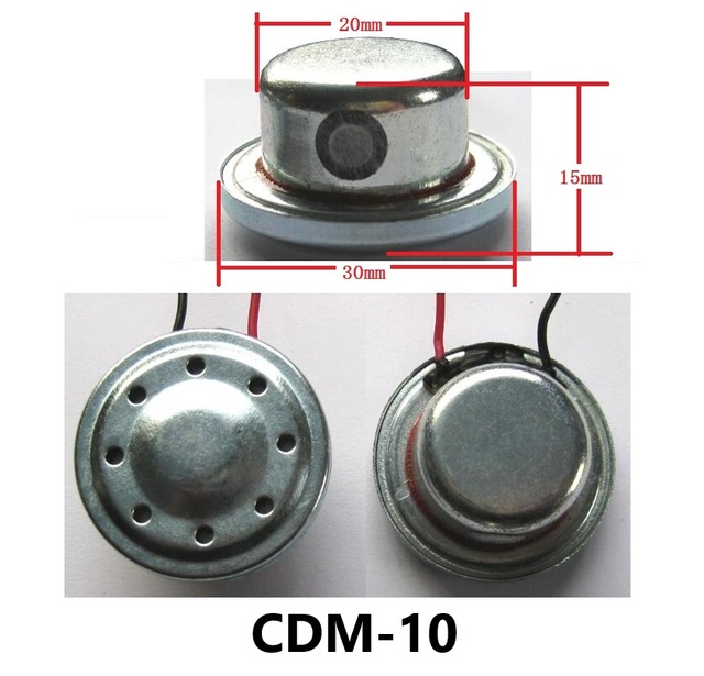 Dynamic Head Accessories Capsule Microphone Core CDM-10