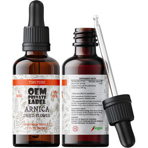 Tetes Cairan Tincture <span class=keywords><strong>Arnica</strong></span> Ekstrak <span class=keywords><strong>Arnica</strong></span> Organik Suplemen Relaksasi Otot Herbal Nyeri Sendi Tetes Tincture <span class=keywords><strong>Arnica</strong></span> OEM - Product Image 1