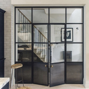 Puerta Batiente de Acero y Vidrio Templado Estilo Confort <span class=keywords><strong>con</strong></span> Acabado para Interiores de Dormitorio - Product Image 4