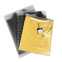 Sac en plastique poly PE refermable à fermeture éclair imprimé gravure personnalisé inted pour vêtements T-Shirts Design givré quantité minimale de commande 100 pièces