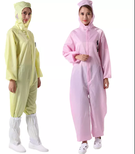 Manteau de laboratoire Esd/vêtements antistatiques <span class=keywords><strong>pour</strong></span> l'industrie alimentaire/manteau <span class=keywords><strong>antistatique</strong></span> <span class=keywords><strong>pour</strong></span> salle blanche - Product Image 4