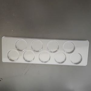 מותאם אישית עגול פלסטיק שקוף לחיות מחמד 18 חלל שוקולד נוצר מגש פנימי - Product Image 3