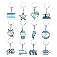 Nouveau design de porte-clés de la série Argentine, accessoires de chaussures créatifs et raffinés, porte-clés « I Love Arabic »