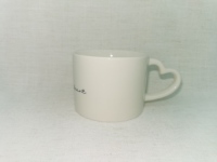 Mug en céramique à sublimation vierge, best-seller, avec poignée en forme de cœur, compatible micro-ondes, idéal pour la sublimation, cadeau, tasse à café