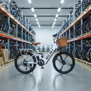 Bicicletas Eléctricas para Adultos al por Mayor, Batería de Litio, Motor sin Escobillas de 350W, Ligeras y Estables para Uso Urbano, JYOP-PGM8, 7 Velocidades - Product Image 1
