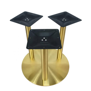 Luxury Modern Heavy-duty Stainless Steel Furniture <b>Legs</b> for Restaurants Coffee Shops Gyms Malls-chrome Gold <b>Table</b> Base - Product Image 2
