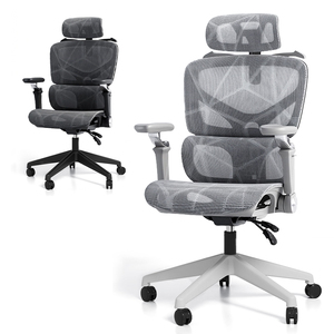 Silla <span class=keywords><strong>de</strong></span> Oficina Ergonómica Giratoria y Ajustable <span class=keywords><strong>de</strong></span> Lujo con Reposabrazos 9D y Reposapiés, Venta al Por Mayor Directo <span class=keywords><strong>de</strong></span> Fábrica - Product Image 1