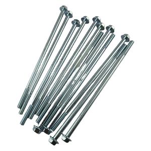 Clips de fixation automobile galvanisés M6*185, boulons longs en acier au carbone pour vis de moteur, pièces de moteur essence et diesel, résistants à la rouille - Product Image 3