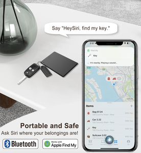 Thiết bị định vị chống thất lạc Bluetooth SlimTag Pro của Google/Apple, có thể sạc lại, dùng được cho iOS và Android, tiện dụng cho du lịch - Product Image 4