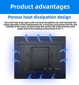 Panel PC Industrial con Pantalla Táctil de <span class=keywords><strong>13</strong></span>, 12 y 10 <span class=keywords><strong>Pulgadas</strong></span>, Core <span class=keywords><strong>I3</strong></span>/i5/i7, Sin Ventilador, Integrado, con 4GB-32GB de RAM y 128GB-512GB de Almacenamiento, en Existencia - Product Image 6