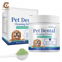 Poudre Probiotique Dentaire pour Animaux de Compagnie Marque Blanche OEM ODM Algues Brunes Naturelles 100g Nettoyage des Dents & Contrôle de la Plaque et du Tartre