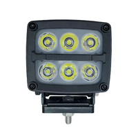 Vente directe usine – Phare LED carré 60W style nordique en aluminium pour remorque, véhicule minier et marine