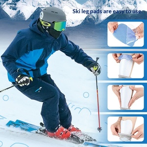 Melenlt Protection de jambe pour bottes de <span class=keywords><strong>ski</strong></span>, coussin en gel auto-adhésif, doux, résistant à l'usure - Product Image 4