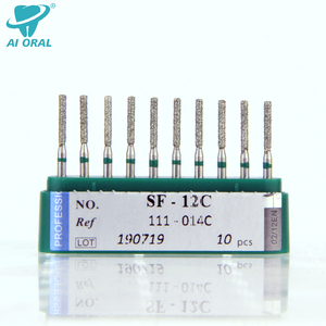 Đầu khoan nha khoa chuyên nghiệp: Đầu mài kim cương cán thép không gỉ 1.6mm, dụng cụ nha khoa cần thiết trong sản phẩm nha khoa - Product Image 4