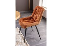 Chaises de salle à manger en velours moderne