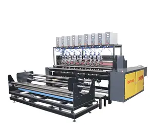 Machine automatique de découpe transversale de tissu textile polyester