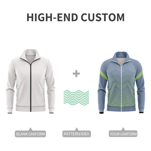 Tuta da Allenamento da Calcio Personalizzata con Zip, Peso Medio 280G, Giacca e Pantaloni da Uomo, Sublimazione Elastica, con Cerniera Wx202536 - Product Image 2