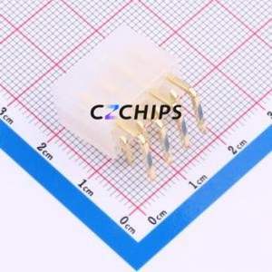 DLL-5569-8AW-GOLD Wire-to-Board Pin Header Bent Lead Through Hole,P=4.2mm Connector 2x4P 4.2mm Right Angle Insert 8P - Product Image 2