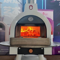 Four à pizza électrique pour usage commercial et domestique, porte coulissante, grande capacité 110x110x152cm, garantie 1 an