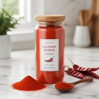 Poivre rouge de Cayenne moulu de qualité export certifié BRC, vente en gros en vrac, haute teneur en chaleur