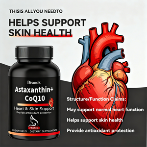 <span class=keywords><strong>Capsule</strong></span> di Coenzima Q10 e Astaxantina con Vitamina E, Integratore per la Salute del Cuore, Energia, Antiossidante e Supporto Immunitario, 60 <span class=keywords><strong>Capsule</strong></span> - Product Image 2