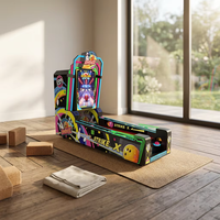 Machine d'arcade de bowling à boule roulante en bois, pour un joueur, grand modèle, pour sports d'intérieur, expérience de jeu amusante et tendance