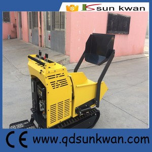 Usine directe Buggy 500kg <span class=keywords><strong>à</strong></span> <span class=keywords><strong>moteur</strong></span> Dumper <span class=keywords><strong>brouette</strong></span> en métal avec seau flexible - Product Image 4