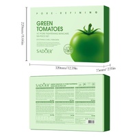 SADOER Green Tomato VC Pore Care, ensemble de soins de la peau 6 pièces, contrôle du sébum, kit pour peau lisse, formule hydratante douce pour le visage gras, usage quotidien