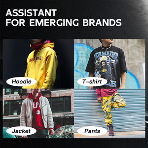 定制酸洗超大仿旧街装服装鸭帆布复古连帽衫拉链牛仔太阳褪色连帽衫男 - Product Image 6