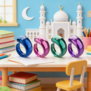 Wearable Device <b>Digital</b> Tasbeeh Zikr Ring App Control Smart Tasbih Prayer Ramadan Islamic Electronic Counter ring - Product Image 2