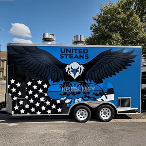 Camion de restauration mobile haut de gamme entièrement équipé avec fenêtre de vente, cuisine pour vendeurs ambulants et remorque à boissons - Product Image 5