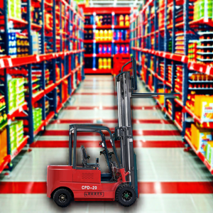 מלגזה חשמלית מדגם חדש לשנת 2025, תוצרת סין, עם תא נהג, אורך מזלגות 1220 מ\\\"מ, 2 טון, במחיר מפעל נמוך, למכירה. - Product Image 5