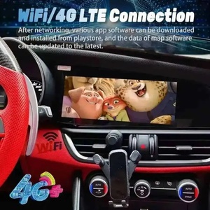 Radio de Coche con Pantalla Táctil para Alfa Romeo Giulia Stelvio 2016-2024, Reproductor Multimedia Android 15, Navegación GPS, Estéreo, Carplay - Product Image 3