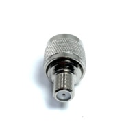 Conector hembra F a adaptador de enchufe macho UHF Conector F a conectores de cable coaxial RF coaxial SO-239 de A