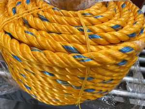 Yellow Green Blue PP Danline Rope 8 MM to 32 MM Dynamic Sling for Industrial & Marine for Rock Climbing & <b>Fishing</b> & Packing - Product Image 3