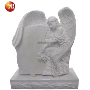 Bức Tượng Điêu Khắc Hình Cậu Bé Khỏa Thân Dễ Thương Bằng Đá Cẩm Thạch Trắng Hình Thiên Thần Em Bé Điêu Khắc Cánh Thiền Định Cơ Đốc Giáo Tượng Châu Âu - Product Image 6